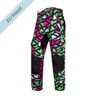 英國 Arbortec 通風型鏈鋸防護褲 AT4062(EU) Vented Chainsaw Trousers Design A Class 1 - Icon Multi| 經典多色款 (EU認證)
